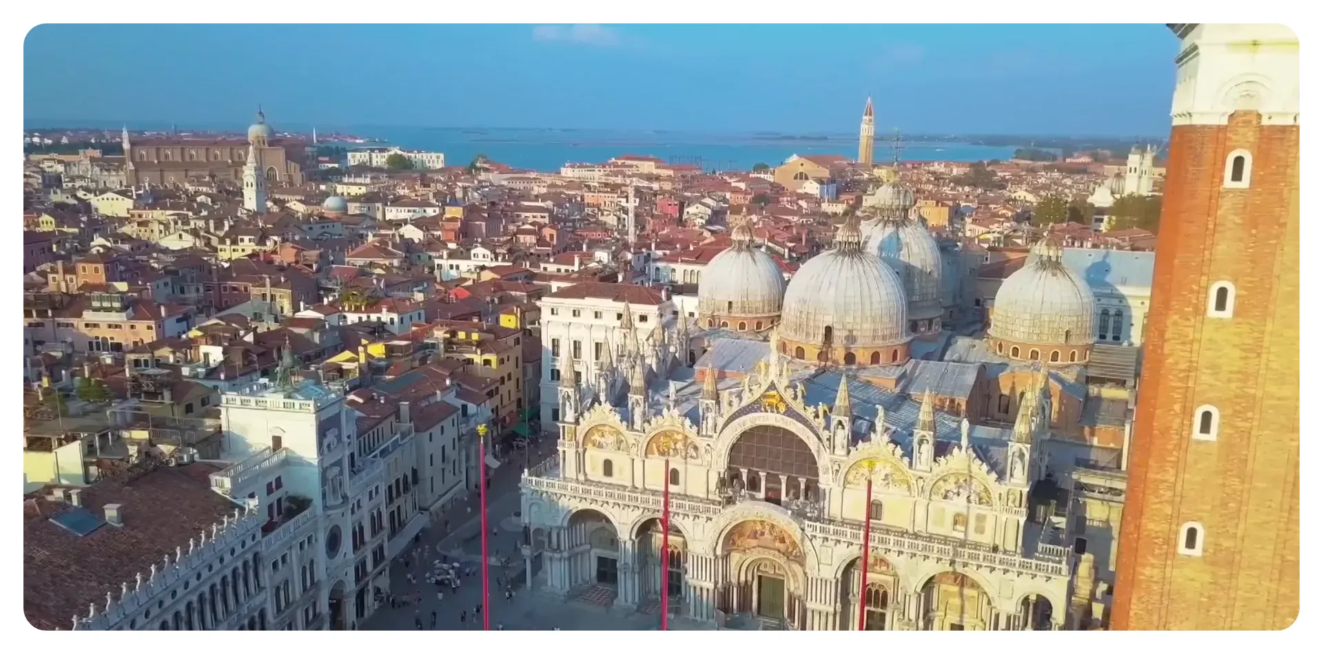 Gondola on the Grand Canal near San Marco Square, Venice