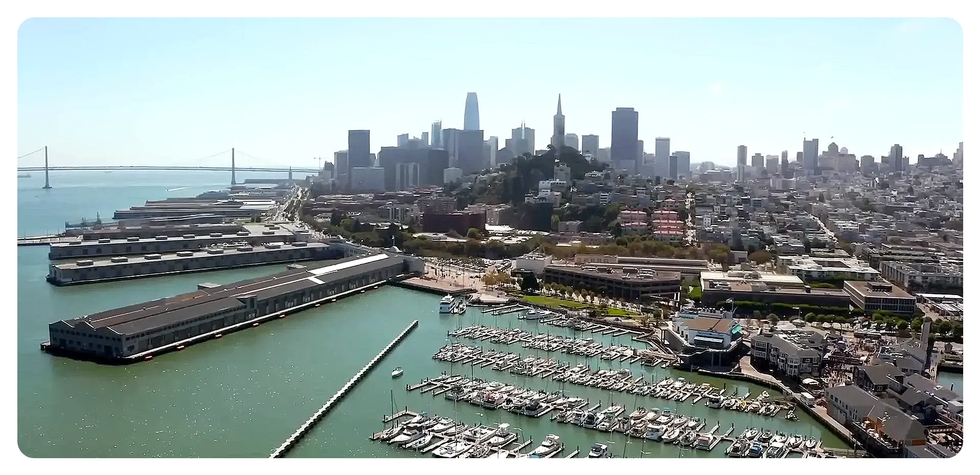 Golden Gate Bridge with San Francisco skyline in the background