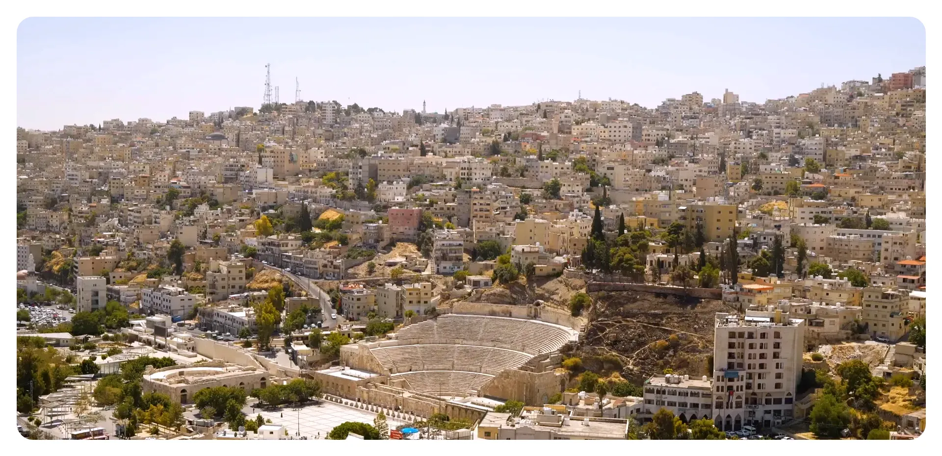 Roman Theatre in Amman, Jordan