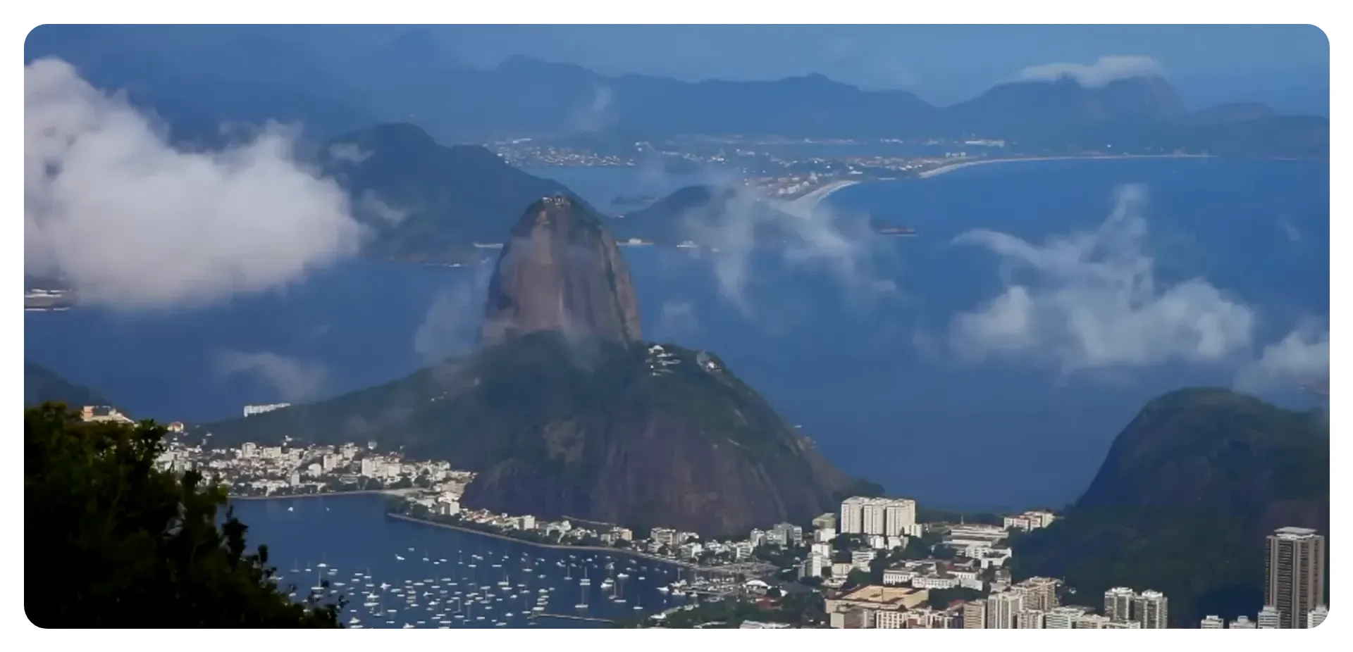 Christ the Redeemer statue overlooking Rio de Janeiro