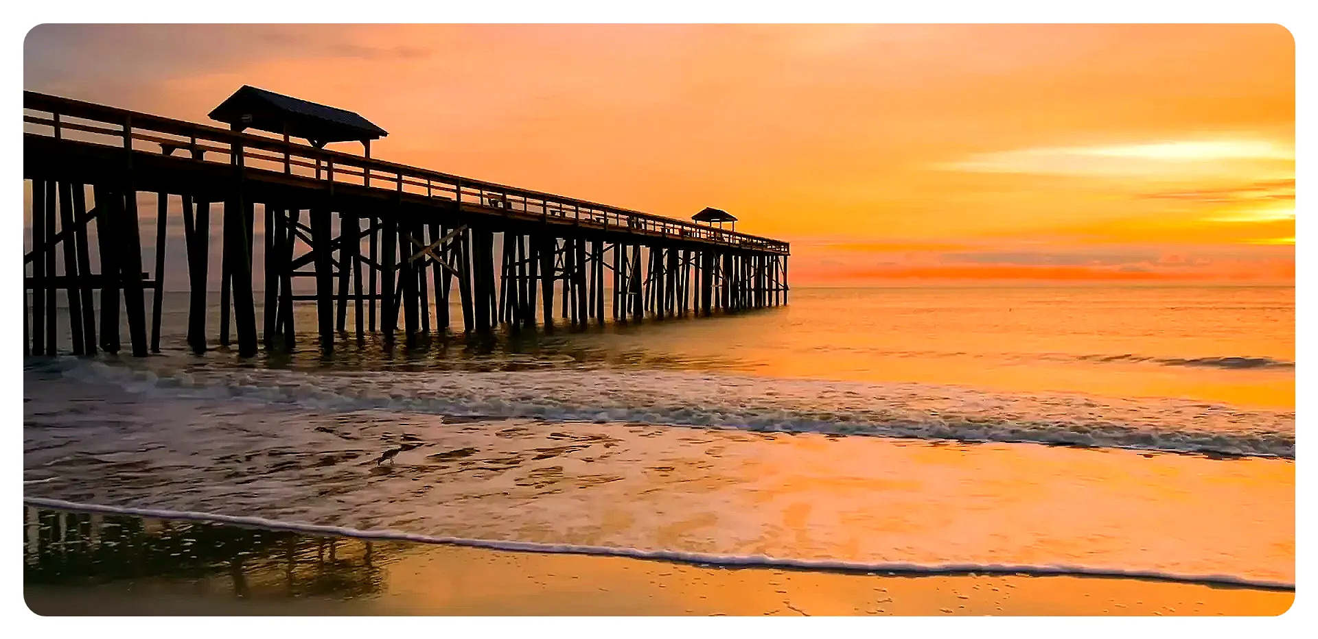 Amelia Island beach and sunset dining