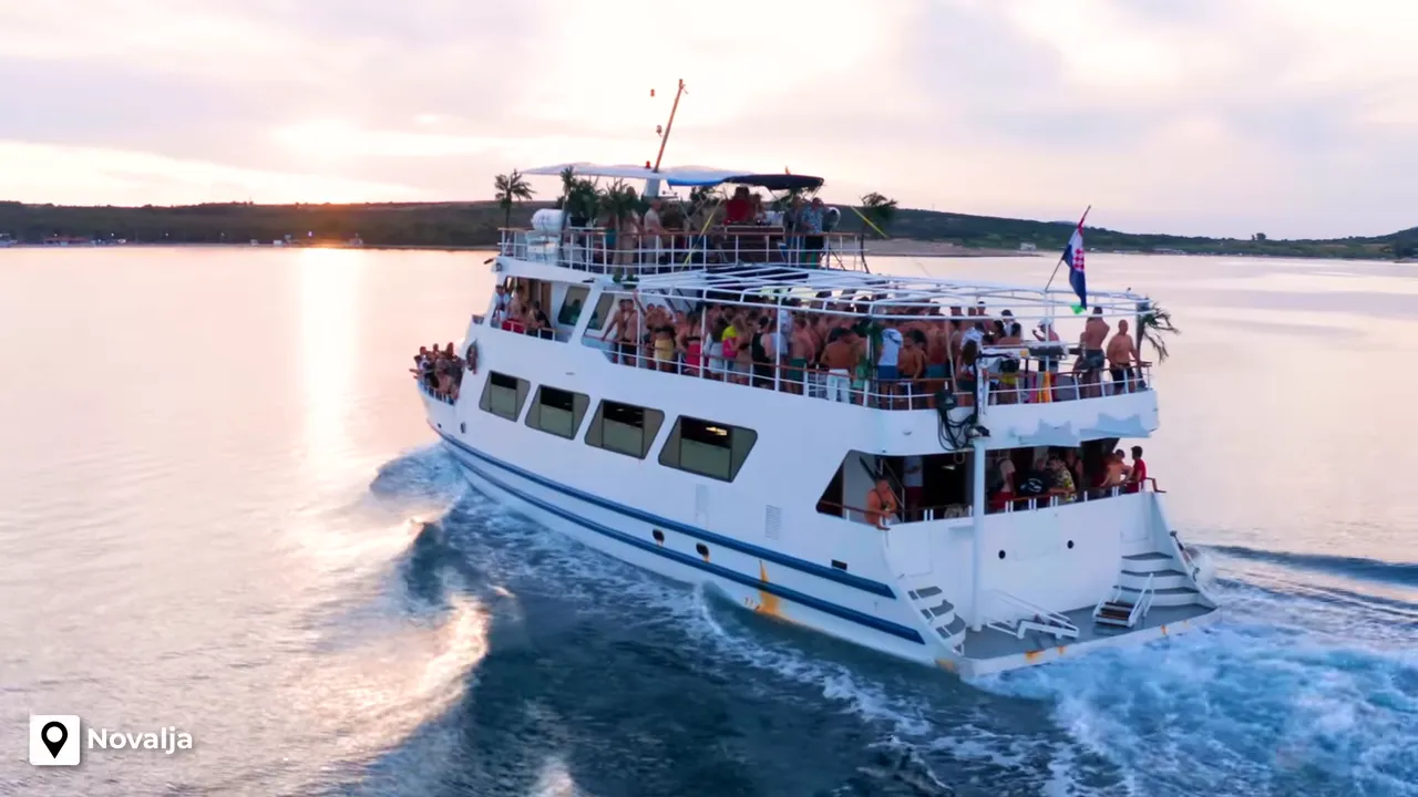 Crowds, beaches and nightlife of Novalja and Zrće Beach