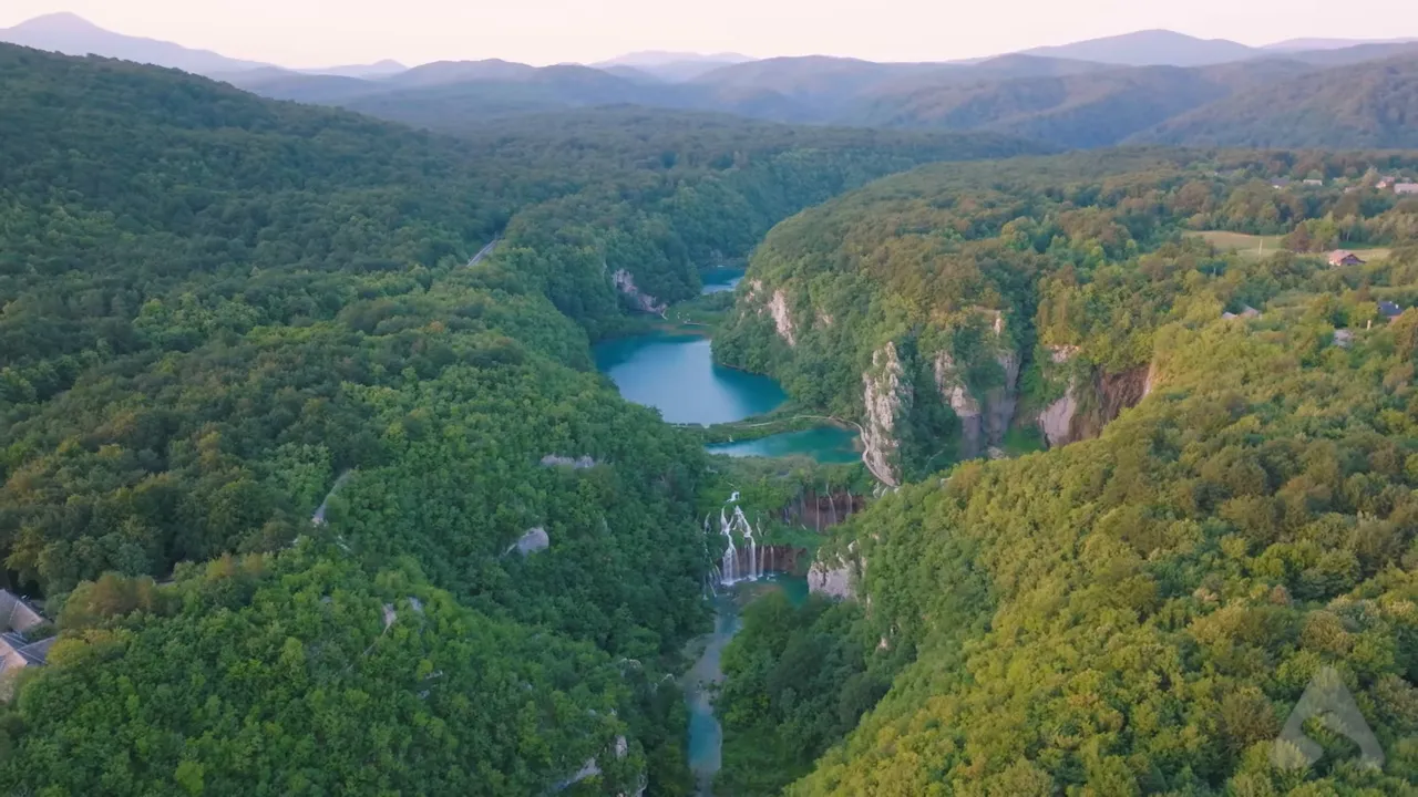 Map-like aerial image showing Croatia’s five historical regions